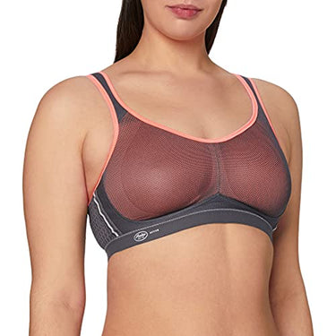 Anita Active Damen Sport-BH Sport-BH,, per pack Mehrfarbig (coralle/anthrazit 595), 75D(Herstellergröße: 75D) im Sale